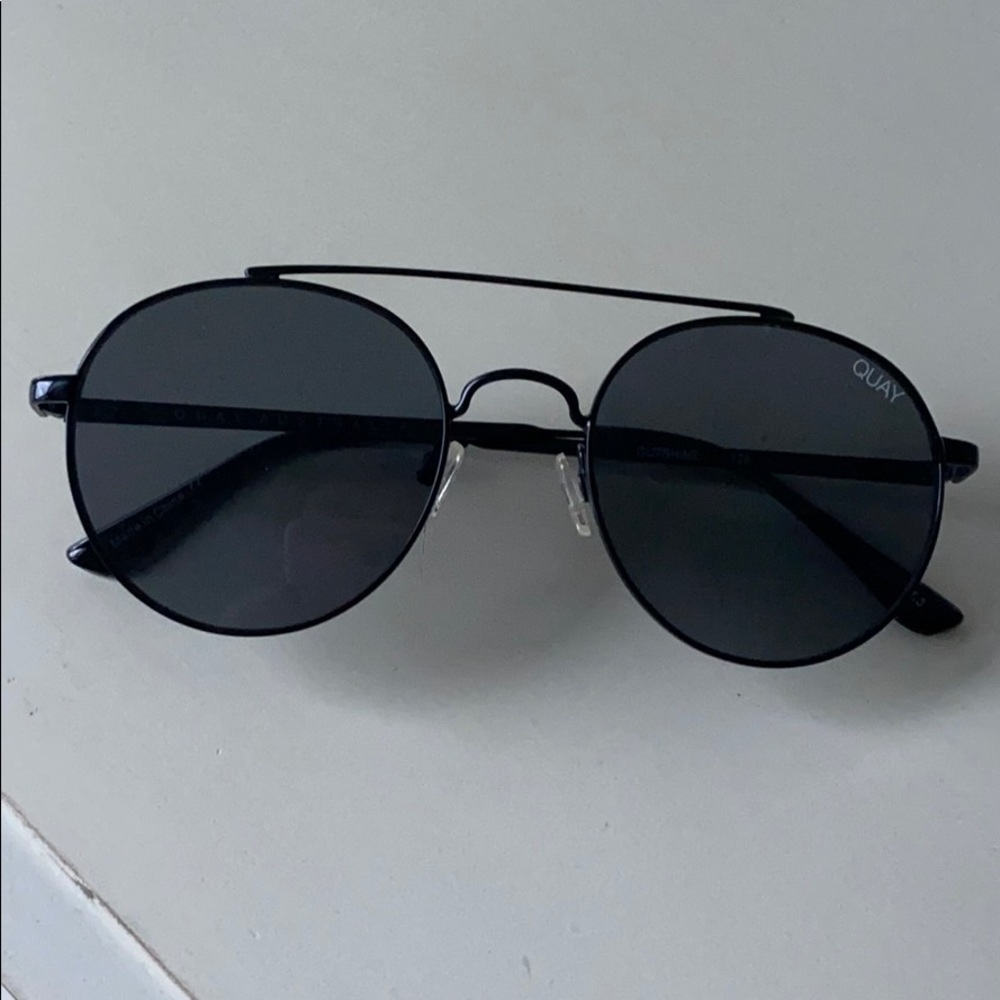 QUAY Black framed sunglasses